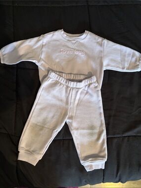 cloud island White Kids Sweatpants - Soft Everyday Joggers